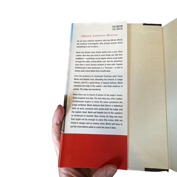 Mr. Monk And The New Lieutenant Hardcover Book By Hy Conrad - Picture 3 of 4